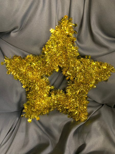 Tinsel Star Wreath